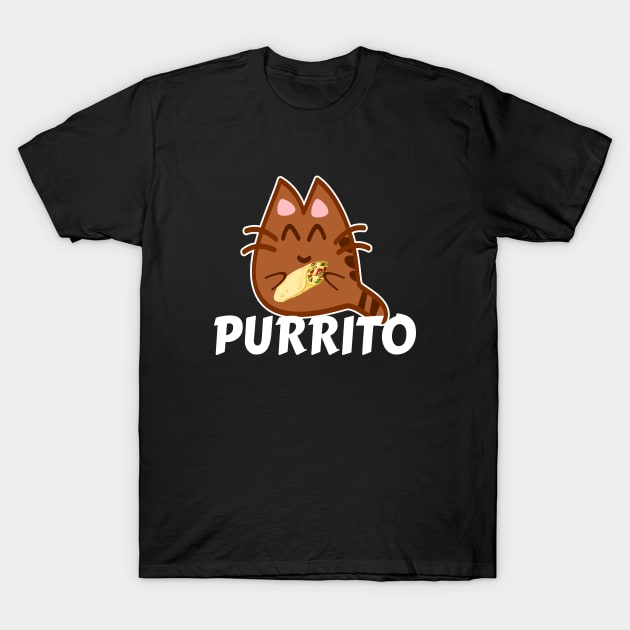 Purrito - Cat Burrito T-Shirt by LunaMay